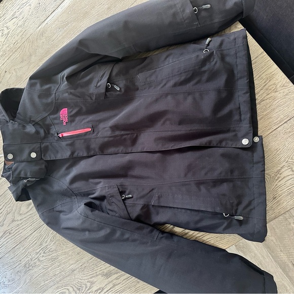 The North Face Black Jacket with Pink Accent women’s jacket size small - Picture 8 of 15